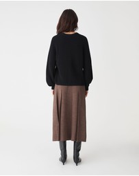 Forcast - Meg Crew Neck Rib Knit Jumper