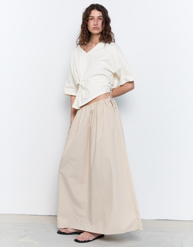 Pinky & Kamal - Side Tie Skirt