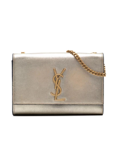 Pre-Loved by Azura Reborn - Pre-Loved Small Metallic Calfskin Monogram Kate Crossbody