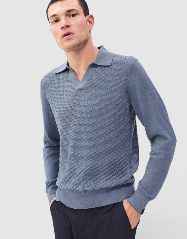rag & bone - Charles Long Sleeve Johnny Polo