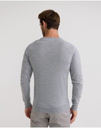 Oxford - Basic V-Neck Pure Wool Pullover