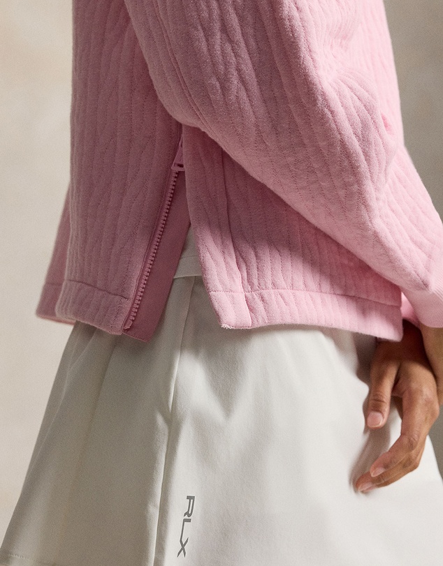 Polo Ralph Lauren - Cable-Quilted Quarter-Zip Sweat