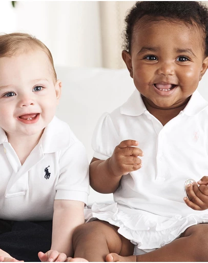Polo Ralph Lauren - Cotton Mesh Polo Shirt - Baby