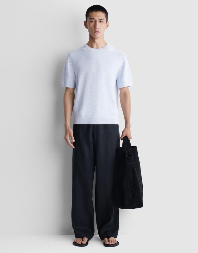 COS - Knitted Linen-Cotton T-Shirt