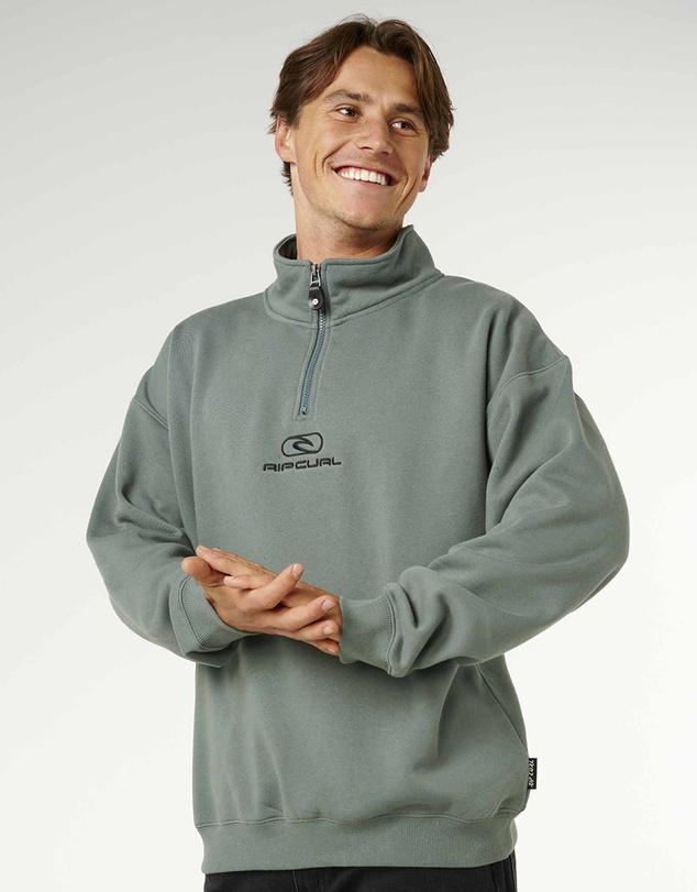 Rip Curl - Pill Icon 1/4 Zip Crew