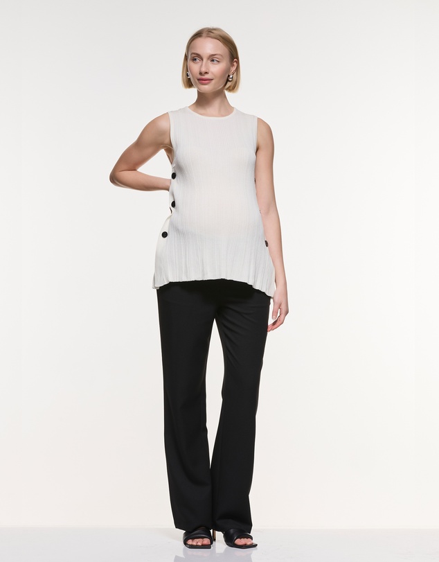 Soon Maternity - Collette Linen Knit Feeding Tank