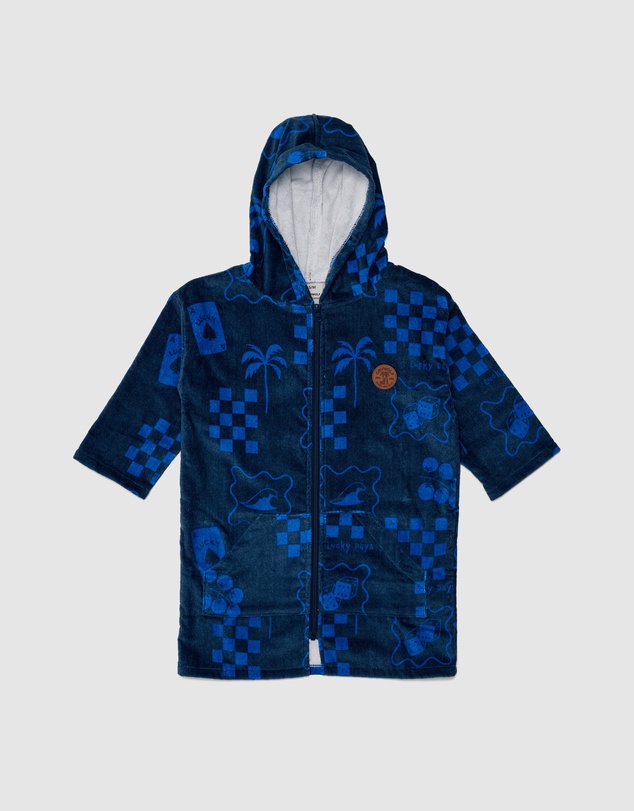Crywolf - EVERYWHERE ZIP-UP TOWEL Navy