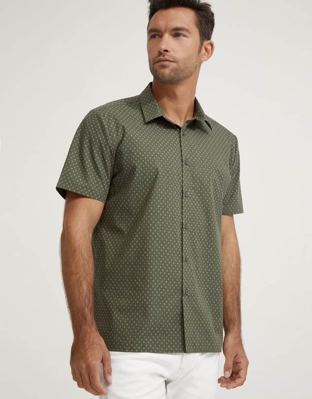 Oxford - Leyton Printed Short Sleeve Shirt