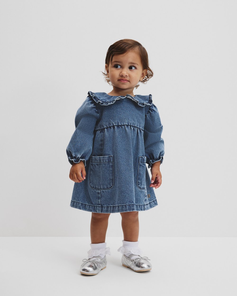 blue jean dresses for sale Piece Dyed Denim Dress main image 0