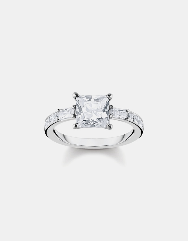 THOMAS SABO - Ring White Stones Silver