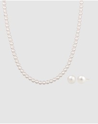 Elli Jewelry - Jewelry Set Set Pearl Elegant 925 Sterling Silver