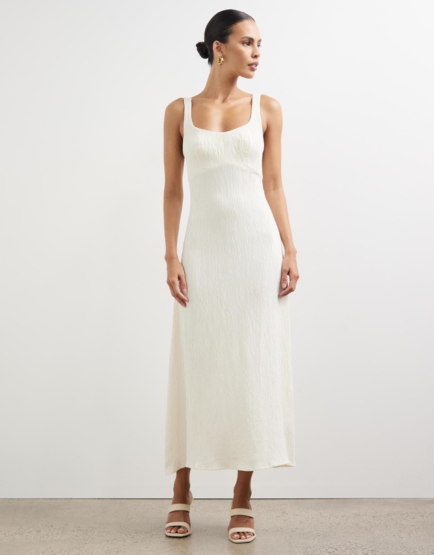 Elin Textured Maxi Dress by Minima Esenciales Online | THE ICONIC | New  Zealand