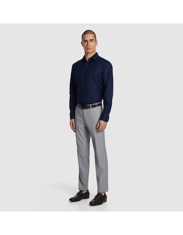 yd. - Monaco Pure Cotton Textured Dress Shirt