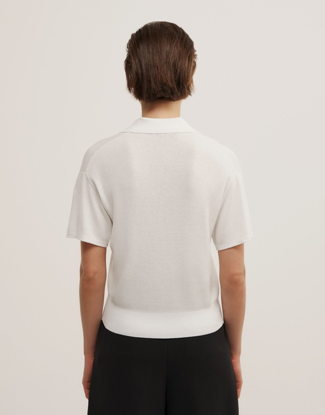 Witchery - Knit Short Sleeve Polo Top