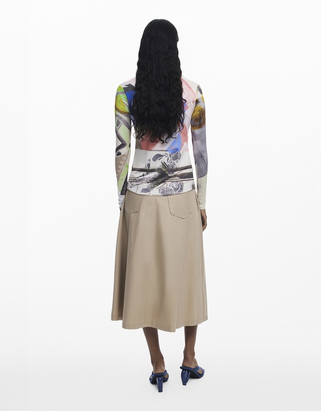 Desigual - Arty print shirt
