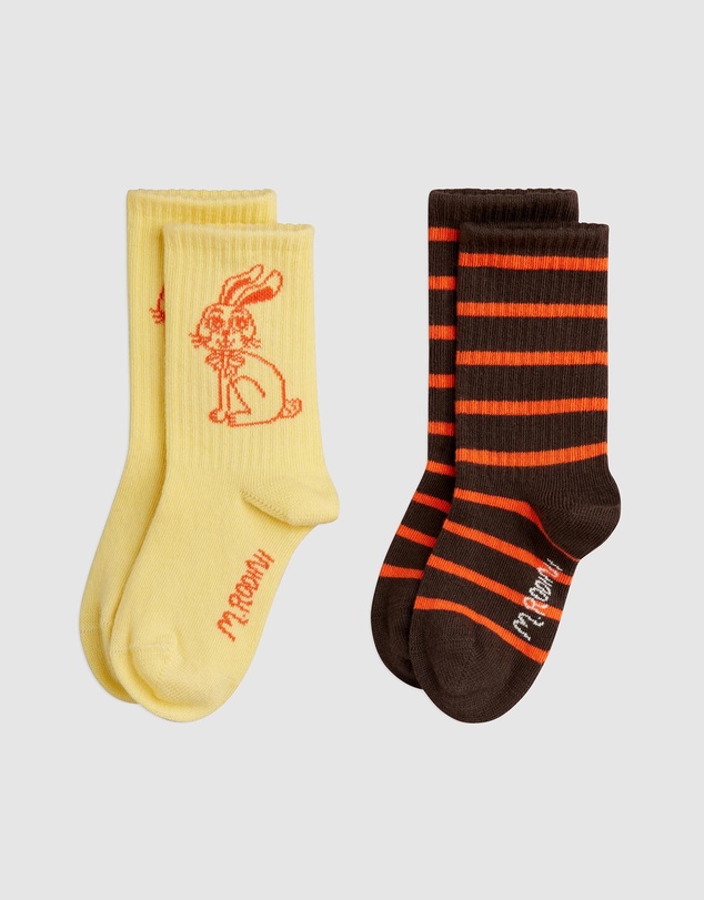 Mini Rodini - Rabbit 2-Pack Socks