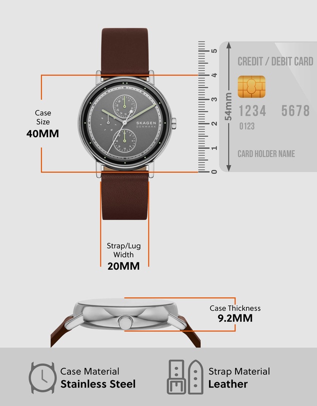 Skagen - Signatur Brown Analogue Watch