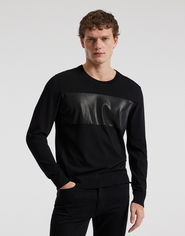 Calibre - Bonded Stripe Sweater Black