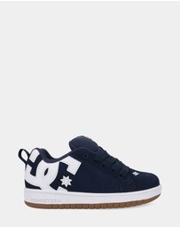 DC Shoes - Boys 4 to 16 Court Graffik Skate Shoes
