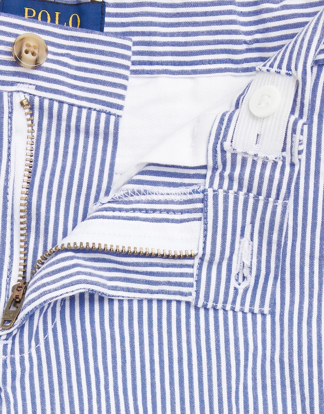 Polo Ralph Lauren - Stretch Cotton Seersucker Shorts - Babies-Kids