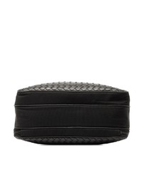 Pre-Loved by Azura Reborn - Pre-Loved Nappa Intrecciato Trimmed Canvas Messenger Bag