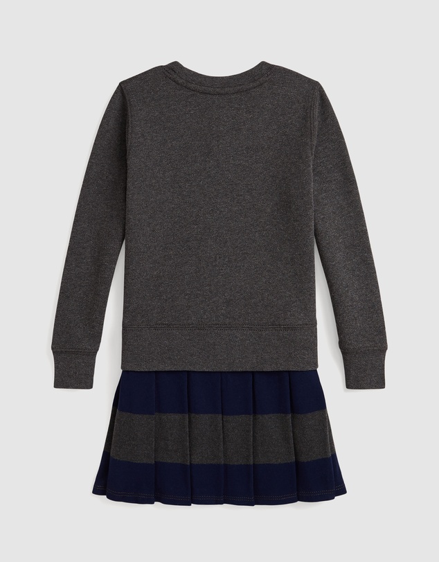Polo Ralph Lauren - Big Pony Fleece Sweatshirt Dress - ICONIC EXCLUSIVE - Babies-Kids