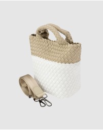 Chuchka - Woven Neoprene Mini Tote Two Tone