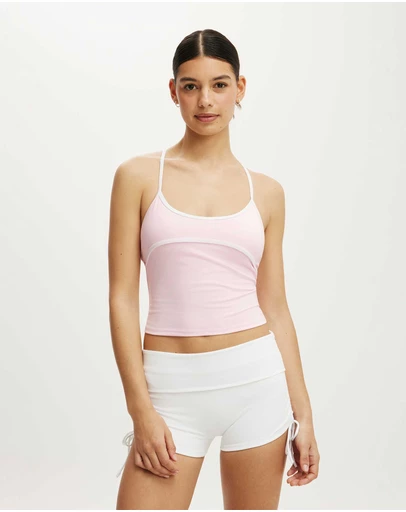 Cotton On Body Active - Ultra Soft Noughties Contrast Tank