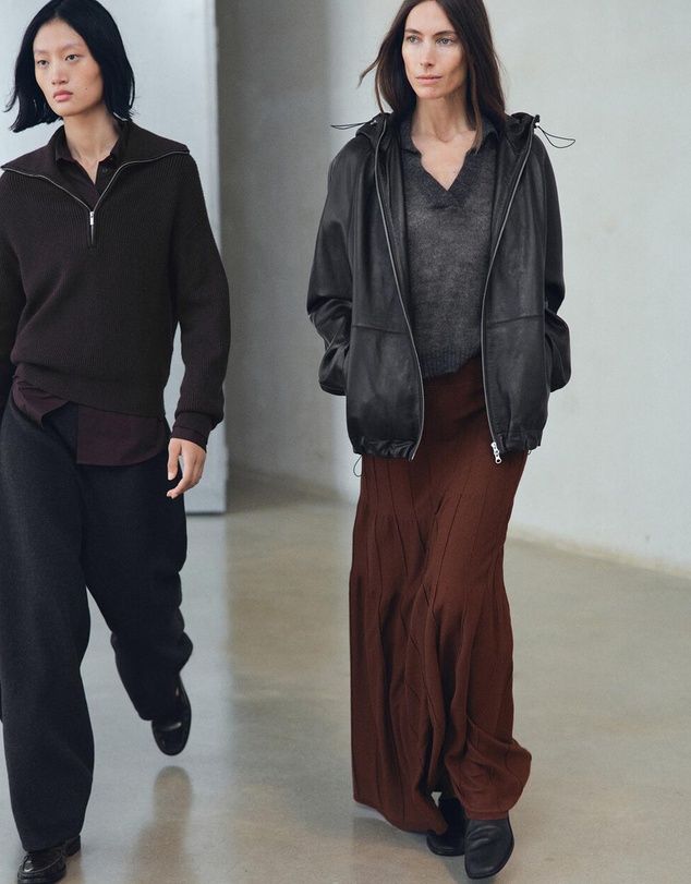 M.N.G - Knitted Long Skirt With Seam Detail