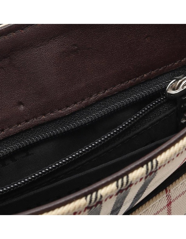 Pre-Loved by Azura Reborn - Pre-Loved Nova Check Coated Canvas Crossbody