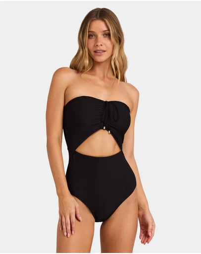 Billabong - Womens Tanlines Bandeau One Piece Swimsuit