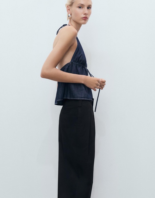 M.N.G - Buttons Cotton Trousers