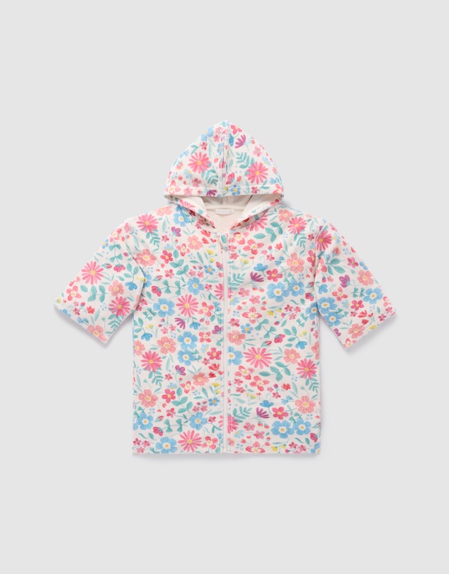 Purebaby - Hooded Towelling Swim Robe - Kids-Babies