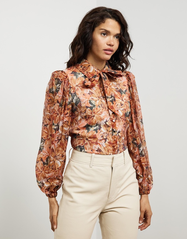 Sofia Irina - Balloon Sleeve Blouse