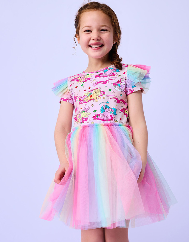 Rock Your Kid - My Little Pony Tulle Dress - ICONIC EXCLUSIVE - Kids-Teens