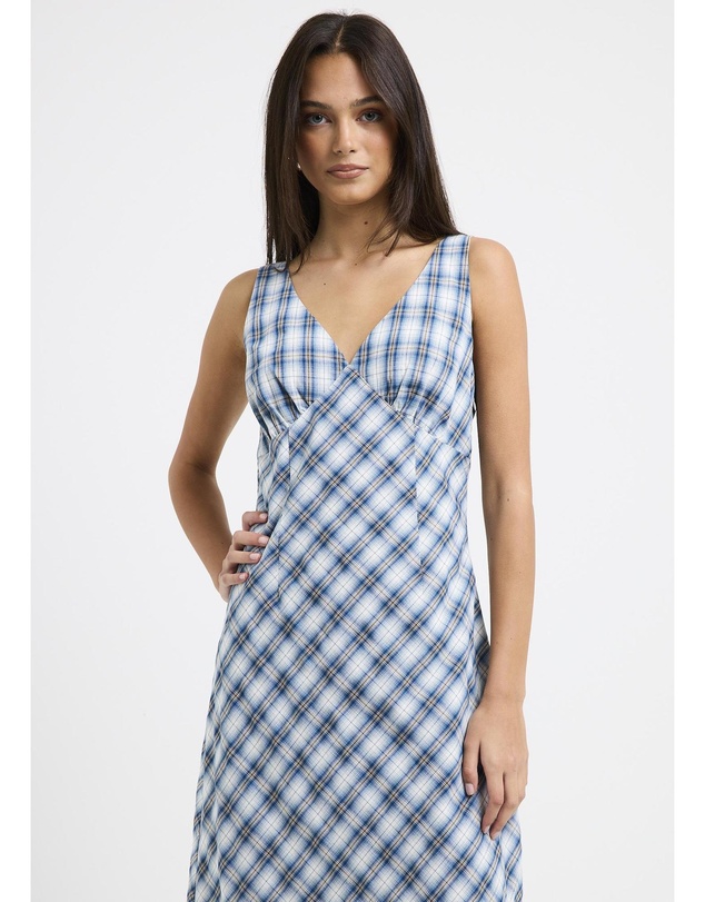 Subtitled - Kaia V Neck Midi Dress