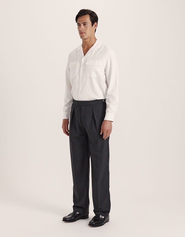 SABA - Henry Wide Pleat Pant