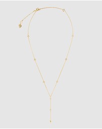 Wanderlust + Co - Arya Lariat Gold Necklace