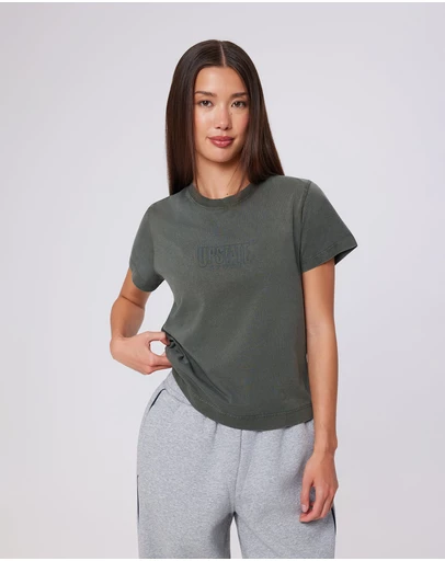 Upstate - Urban Box Tee - Washed Urban Ivy