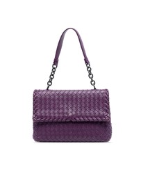 Pre-Loved by Azura Reborn - Pre-Loved Small Nappa Intrecciato Olimpia Shoulder Bag