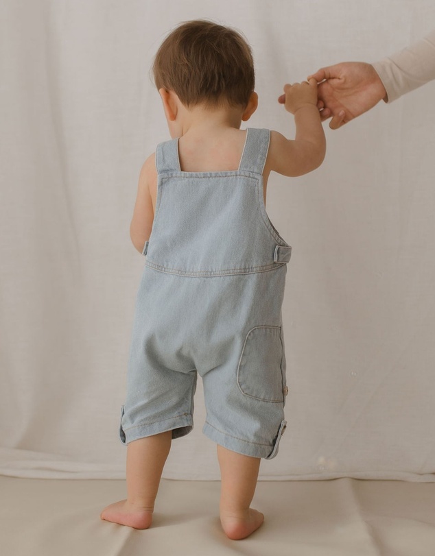 Susukoshi - Denim Overall Shorts