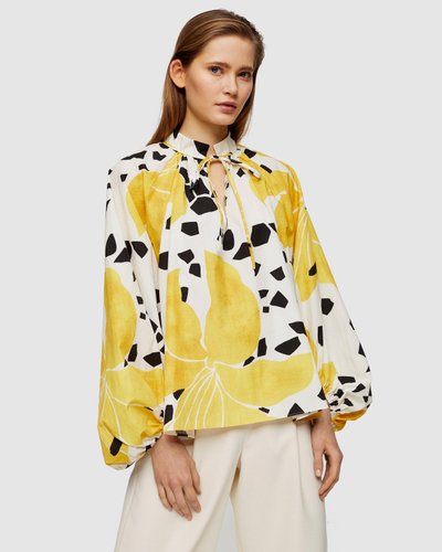 Lily Print Smock Top
