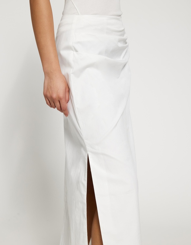 Lover - Tianah Tuck Detail Midi Skirt