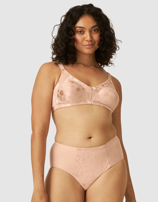 Naturana - Wide Strap Wireless Minimiser Bra