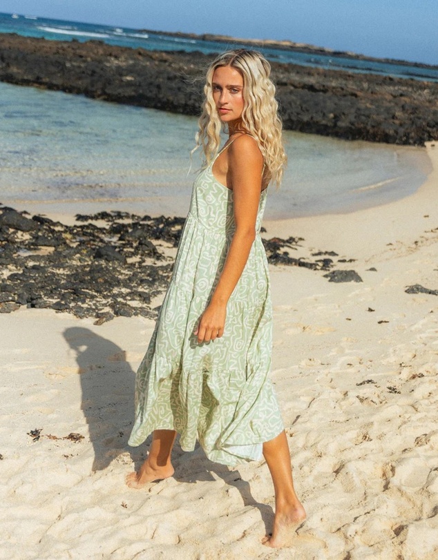 Billabong - Womens Sunny Lines Lost Love Midi Dress