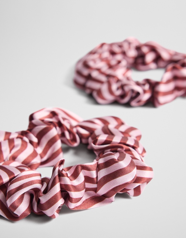 Country Road - Silk Scrunchie Pack Of 2