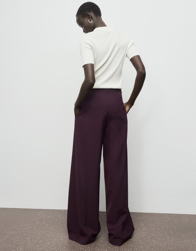 M.N.G - Pleated Wide Leg Trousers