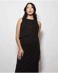 Soon Maternity - Isla Soft Rib Feeding Dress