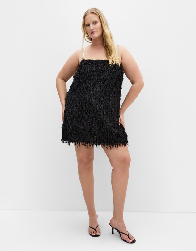 City Chic - Plus size Faith Party Mini Dress - black