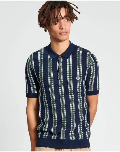 Ben Sherman - Jacquard Candy Stripe Polo
